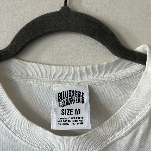 Billionaire Boys Club 100 % Cotton White Logo T-Shirt - Picture 3 of 9